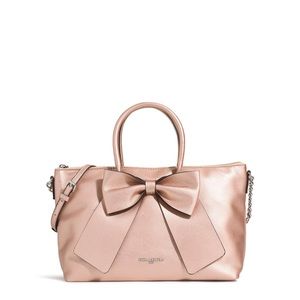 Karl Lagerfield Kris Bow Bag in Pink